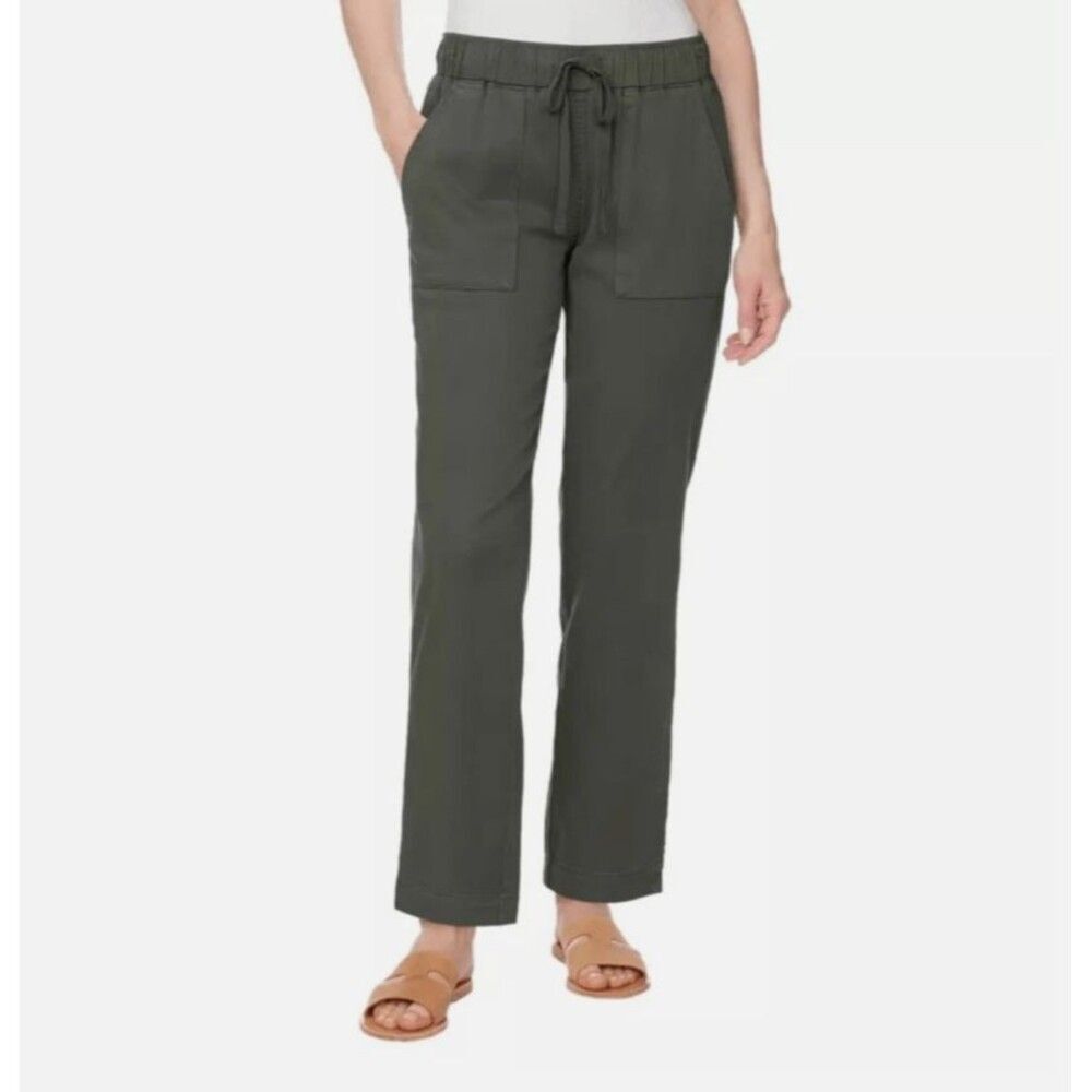 BUFFALO DAVID BITTON Soft Tencel Pull-On Pants Women’s Size XXL Forest Green